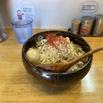 黒勝 - カレー味噌ラーメン1000円大盛り100円