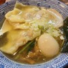 錦 - 料理写真:塩エビワンタン麺＋味玉
