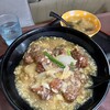 からあげのすたみな亭 - 中華風カツ丼¥750 スープセット¥50。