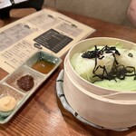 こっこのすけ - 料理写真:お通しのキャベツのせいろ蒸し