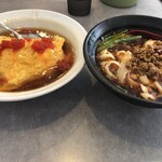 台湾料理 天和 - 台湾刀削麺＋天津飯