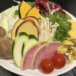 ファイヤーホール4000 - 野菜盛り