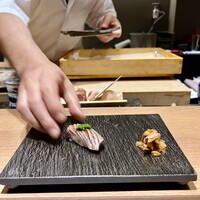 神田 鮨 近松 - 長崎の鯵