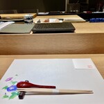 Kanda Sushi Chikamatsu - 卓上