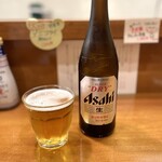 檍食堂 - 瓶ビール（中）¥600