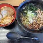 Nadaifujisoba - かけそばミニヒレカツ丼セット