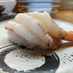 回転寿司割烹 伊達 和さび - 天然大生エビ