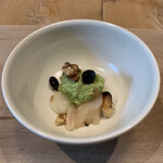 味道広路 - ずんだ・黒豆・湯引いた帆立・クルミ・白玉」