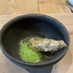 味道広路 - 稚鮎とピーマンと青いトマトの擦りおろし