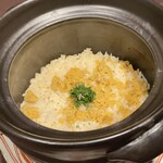 お料理 七草 - 雲丹の土鍋ご飯
