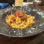 バルハチゴー - すじ肉とズッキーニのトマトソース