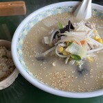 ごんや中華麺房 - 塩タンメン＆ごんめし(小)