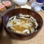 とんかつ成満堂 - お味噌汁