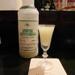 バー アトリウムギンザ - 自家製リモンチェッロ。凍ったままストレートでいただくと、柑橘のフレッシュな香気が際立つ