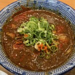 神戸牛らーめん かけはし - 爆裂神戸牛スジつけめん（スープのアップ）