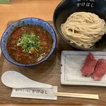 神戸牛らーめん かけはし - 爆裂神戸牛スジつけめん＆神戸牛肉すしセット