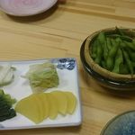 Izakaya Nagomi - 宴会１・２品目お新香・枝豆
