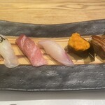 寿司・日本料理 Serge源's - 寿司５貫