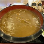 つる岡 - カレーつけ汁