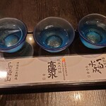 唐橋茶屋 - 地酒利き酒セット