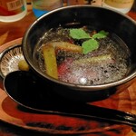 蕎麦酒場角ヤ - 鶏そばつけ汁