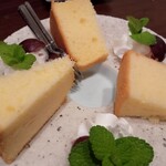 てつ食堂 - シフォンケーキ