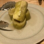 Santo Bevitore - 茄子のアンチョビなんとか