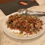 華錦飯店 - ヤリイカとねぎチップの黒胡椒炒め