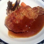 レストランブレ - ビーフカツレツ赤ワインソース（ランチ）