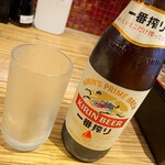 Shinjuku Kakekomi Gyouza - 瓶ビール（キリン一番搾り）@¥649込