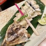 魚市 - 活鰻の白焼き