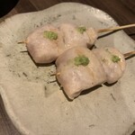 地鶏と旬野菜 炭火 - ささみ( ^ω^ )