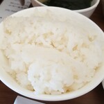 キッチン ブルー グローブ - ご飯大盛りのアップ