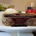 キッチン ブルー グローブ - テリーヌは分厚いですね