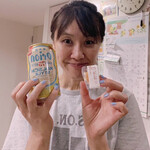 しんや - ホタテ1粒はこういうサイズ感。結構大きいでしょ！限定のORIONにも合いますよ。北海道と沖縄の饗宴✨