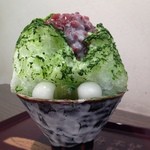 宇治園 喫茶去 - 宇治ミルク金時（ハーフ）735円