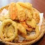 野の葡萄 - 地野菜の天ぷらは 揚げたてサクサク!お早めにどうぞ！