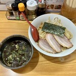 芦屋らーめん庵 - つけ麺 中盛こく醤油（2玉300g）¥980