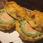 青ヶ島屋 - ゴーヤ肉詰め揚げ