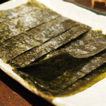 青ヶ島屋 - クリームチーズに巻く海苔