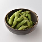 salt boiled edamame