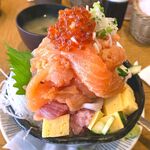 Jimbochousushiwasabi - ﾗﾝﾁ わさびのバラちらし￥1,300　2023.9.1