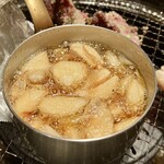 杏樹亭 岸根店 - 「ニンニク焼き（税込￥650）」