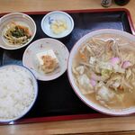 Suzuya - チャンポンセット（小ご飯、小鉢付き） 680円