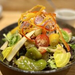洋食 おがた - 京都伏見山田ファーム 色々野菜の初夏サラダ