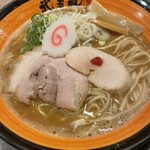 三麺流 武者麺 - 中華そばこってり＋麺増し