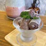 トラットリアイルポッツォ - お子様にも人気！生チョコアイス