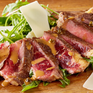 Domestic beef rib roast tagliata