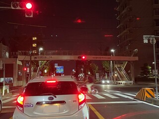 はなさき家 - 歩道橋に企業名が！？①