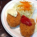 ハンバーグの店ベア - コロッケ定食